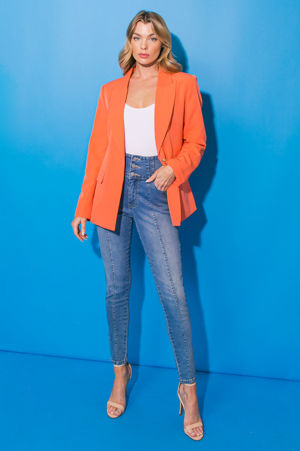 GOOD VIBES WOVEN BLAZER - MaraFormigone