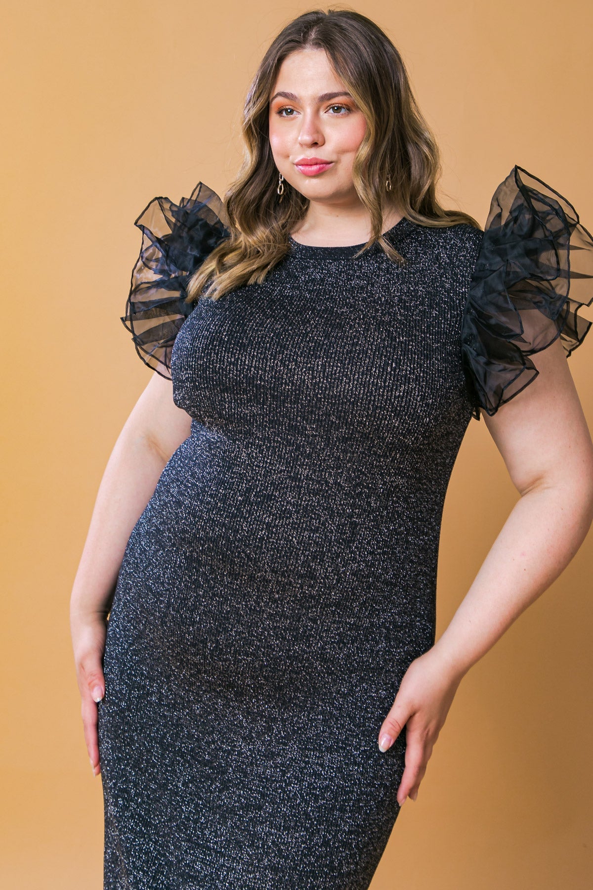 THIS IS YOUR SIGN METALLIC MIDI DRESS - MaraFormigone