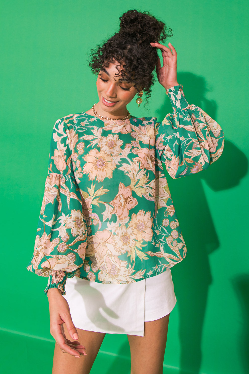 DAYBREAK SKYLINE WOVEN TOP - MaraFormigone