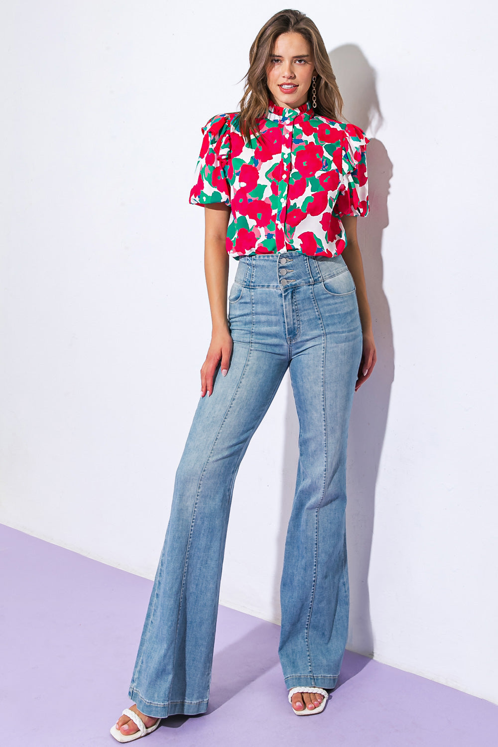 I CAN WAIT FOREVER WOVEN TOP - MaraFormigone