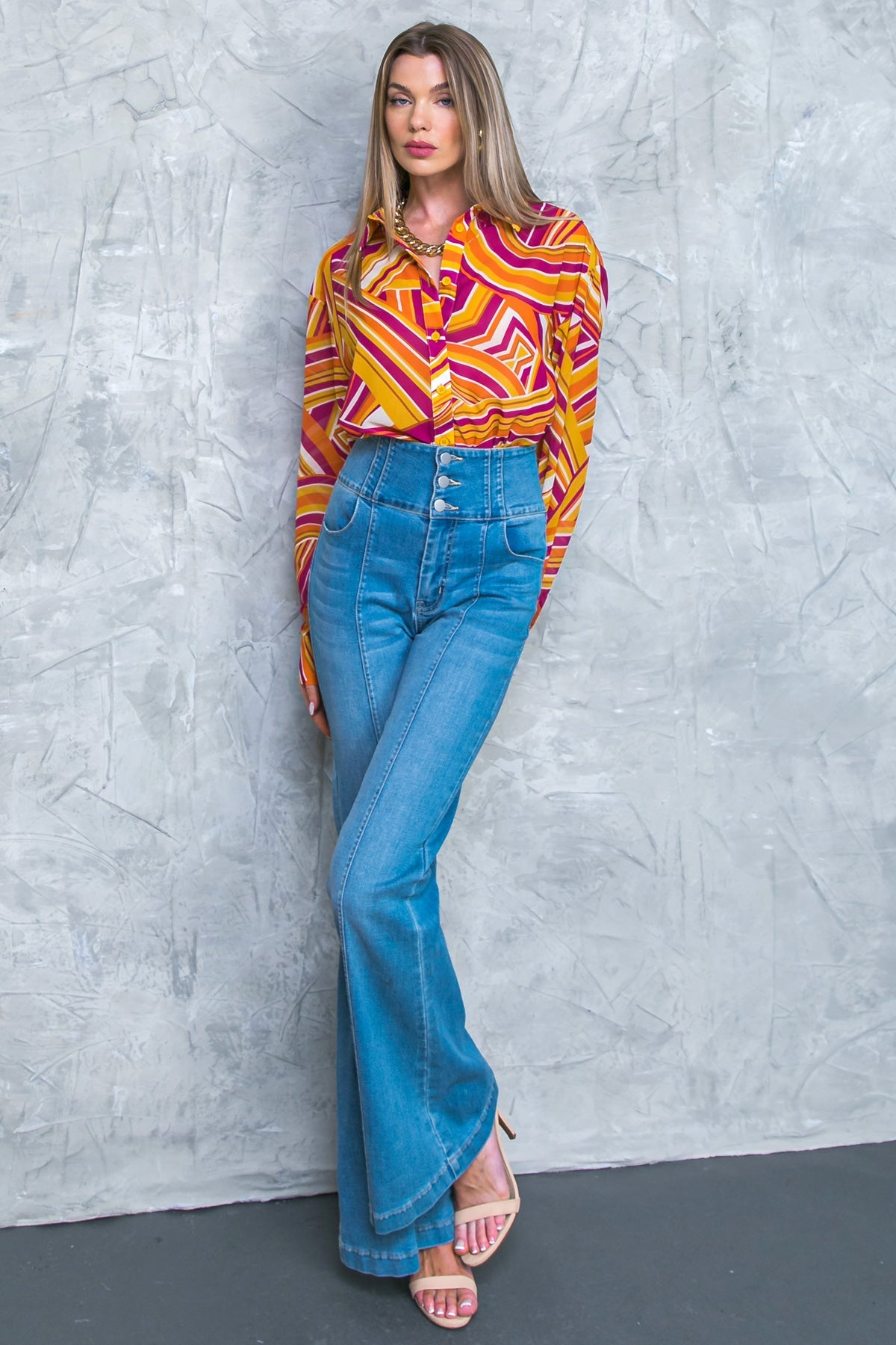 BLUSA LIVELY CHAM TECIDA