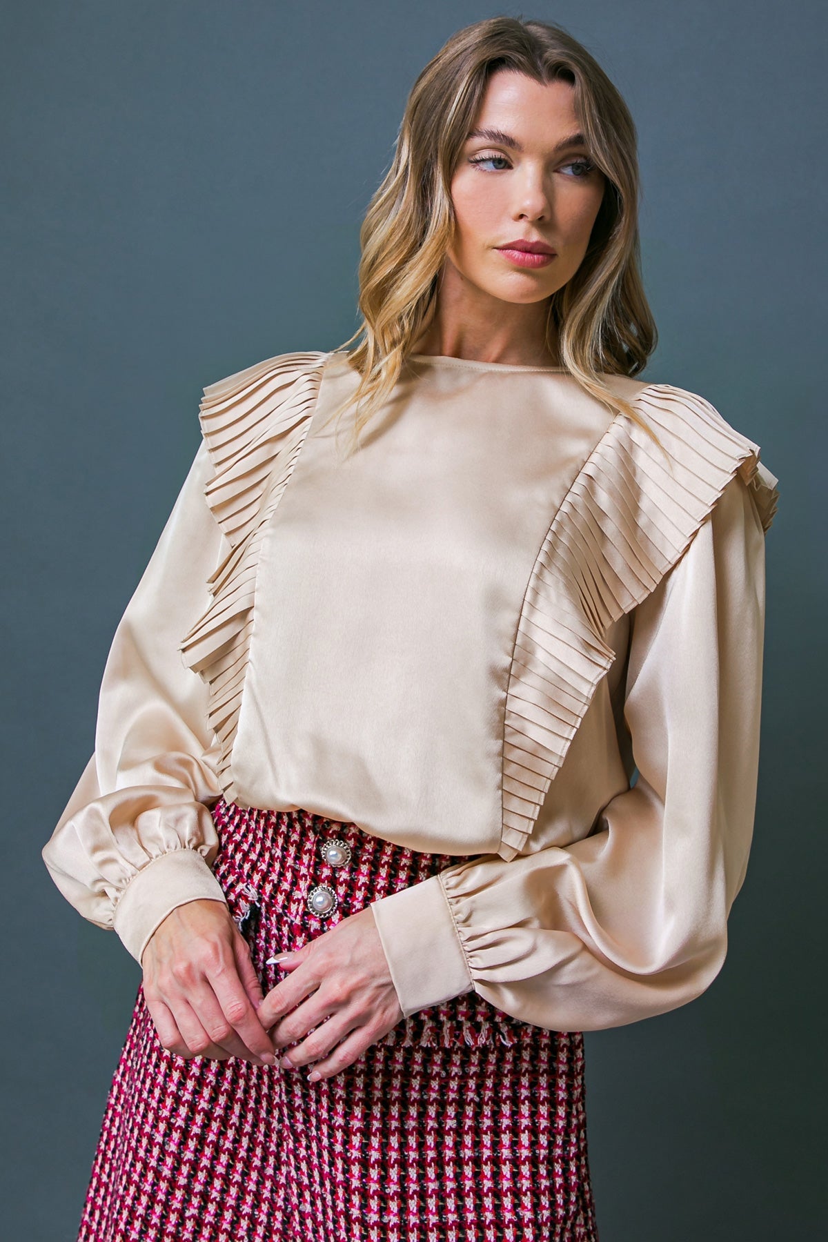 BLUSA TECIDA PENSE EM MIM