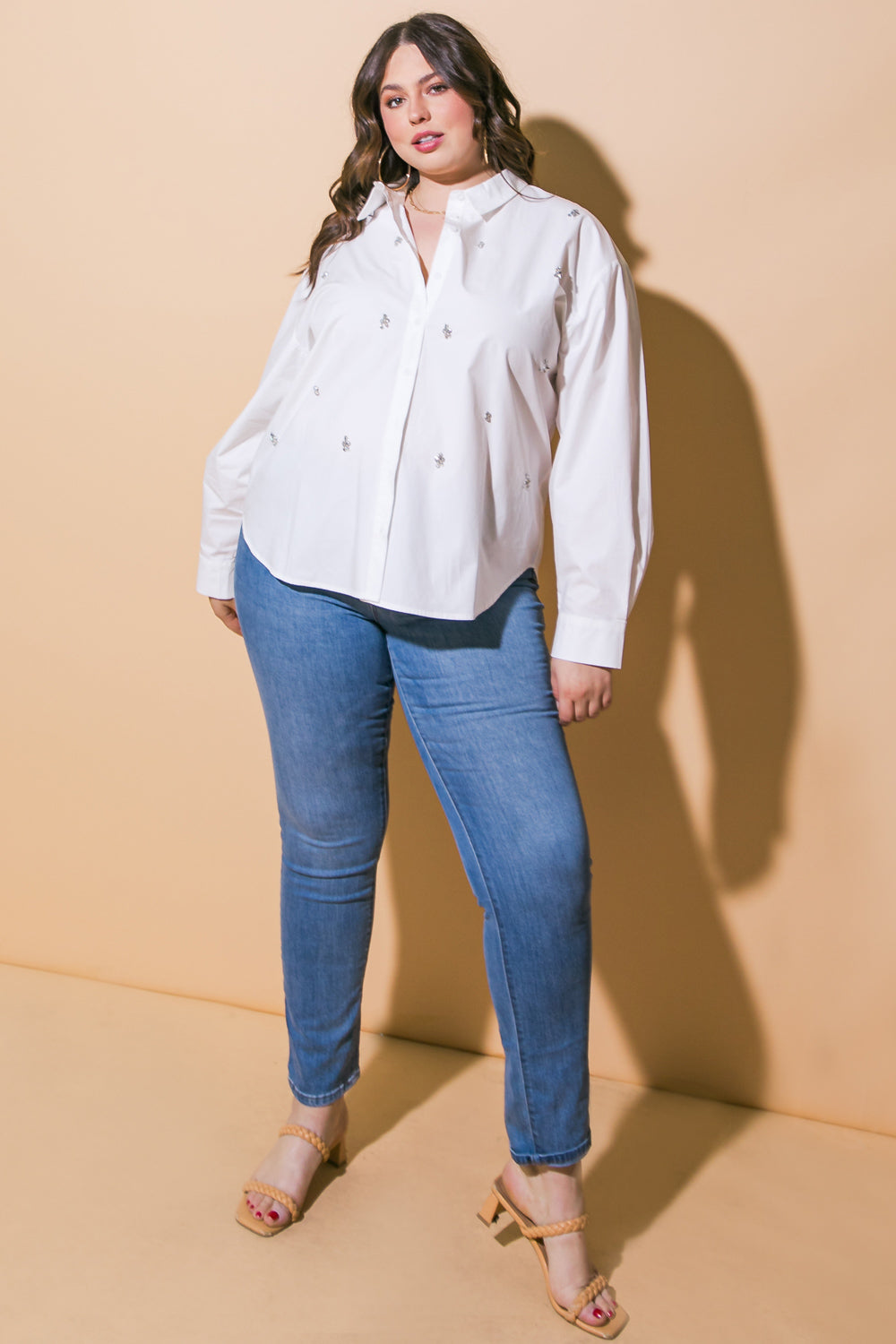 CAMISA DE POPLINA "HIT OR MISS"