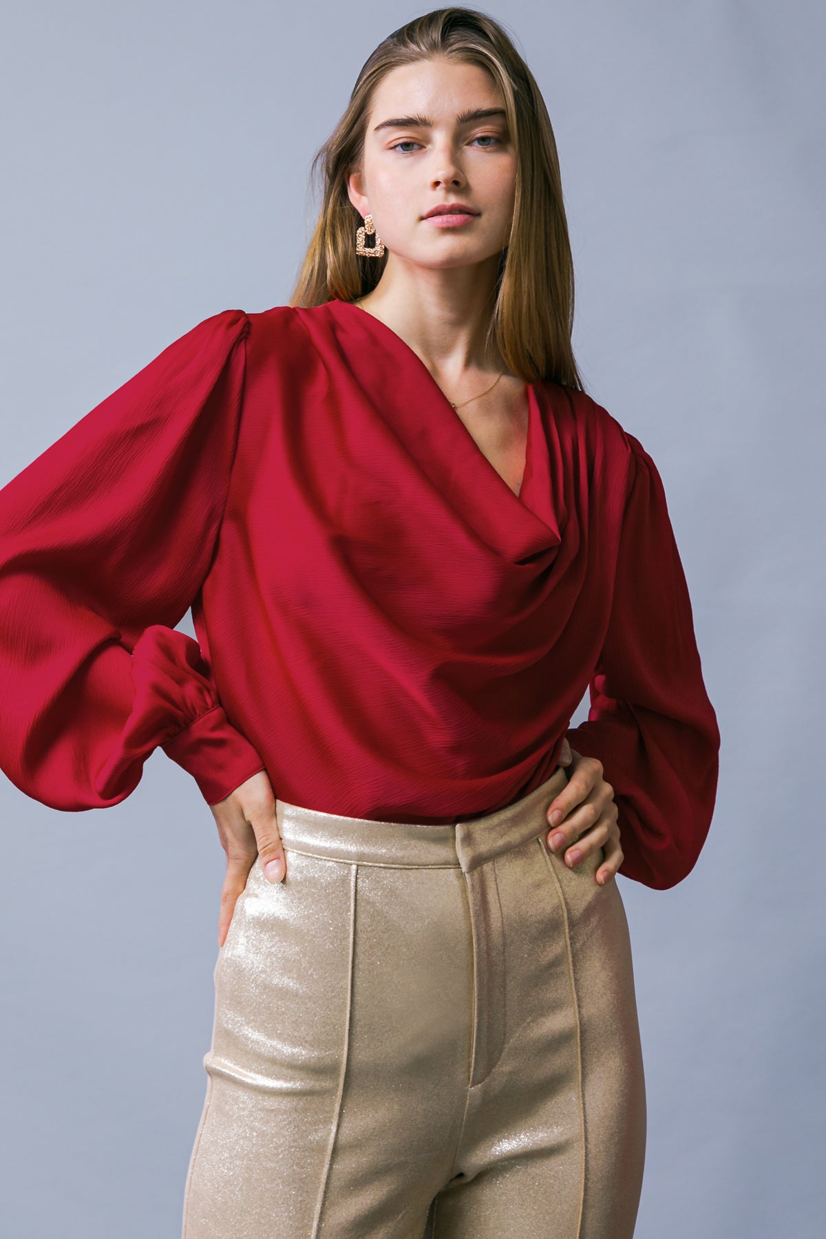 GARDEN SENSATION SATIN TOP - MaraFormigone