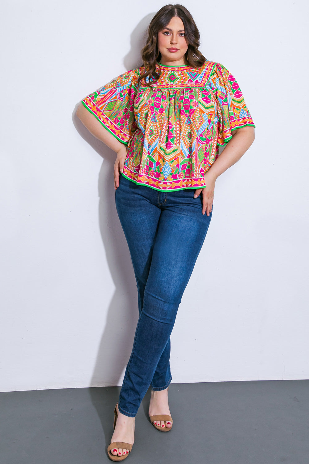 TOP TEJIDO CON ENERGÍA BRILLANTE