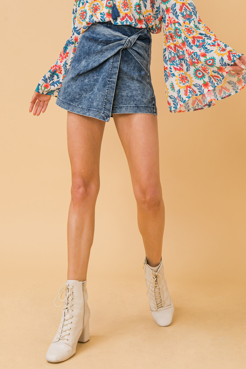 PASSPORT DESTINATION TWILL SKORT - MaraFormigone