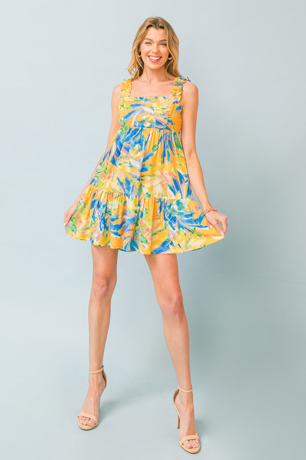 SWEETEST SENSATION WOVEN MINI DRESS - MaraFormigone