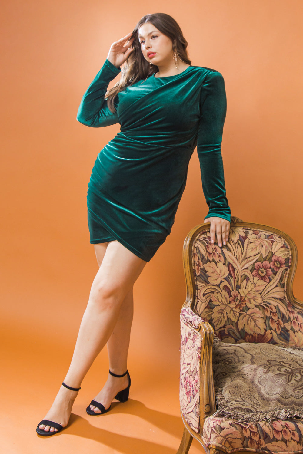 VESTIDO MINI DE TERCIOPELO ENCANTADO