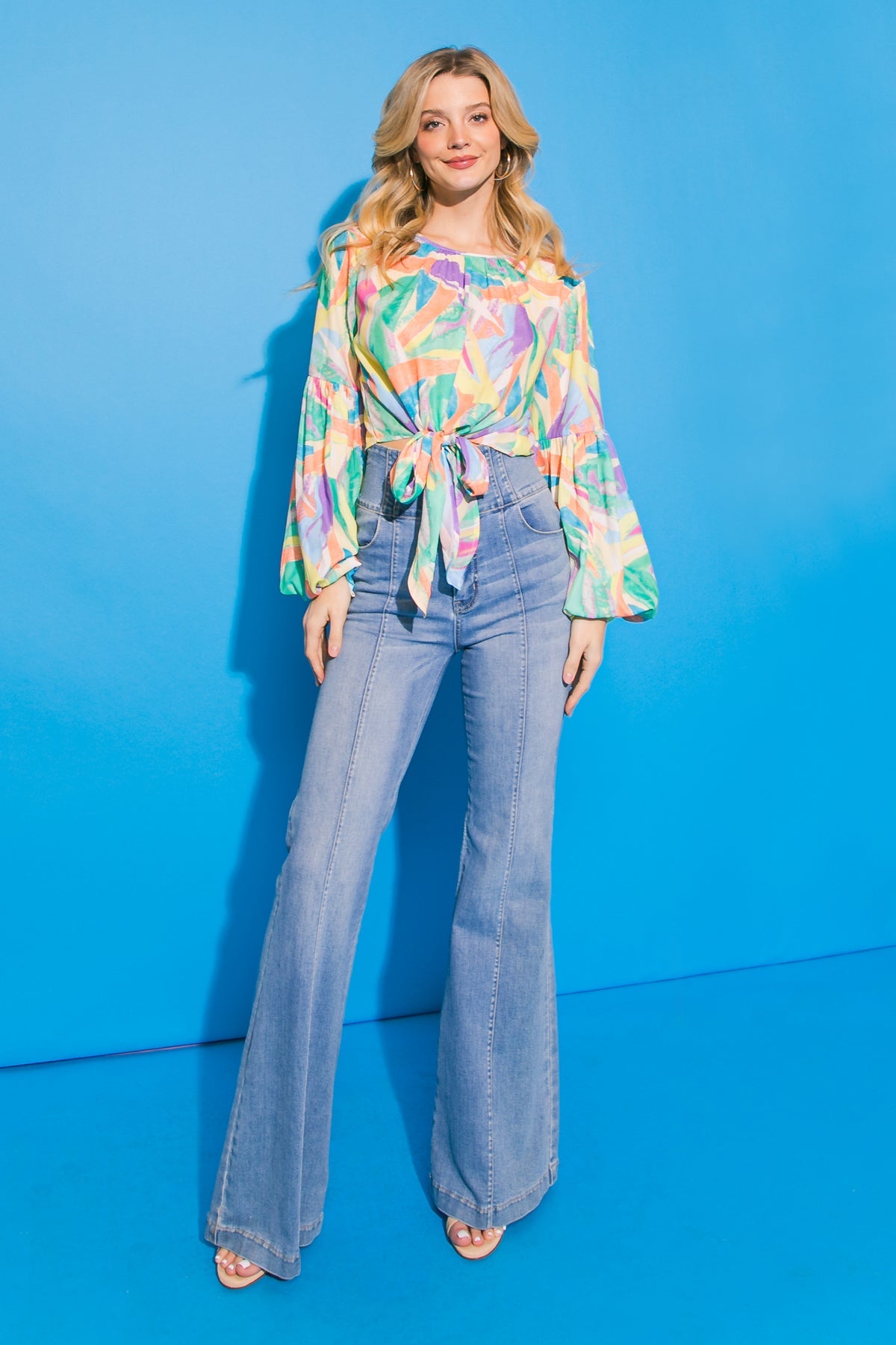 SIGHT SET ON TONIGHT WOVEN TOP - MaraFormigone