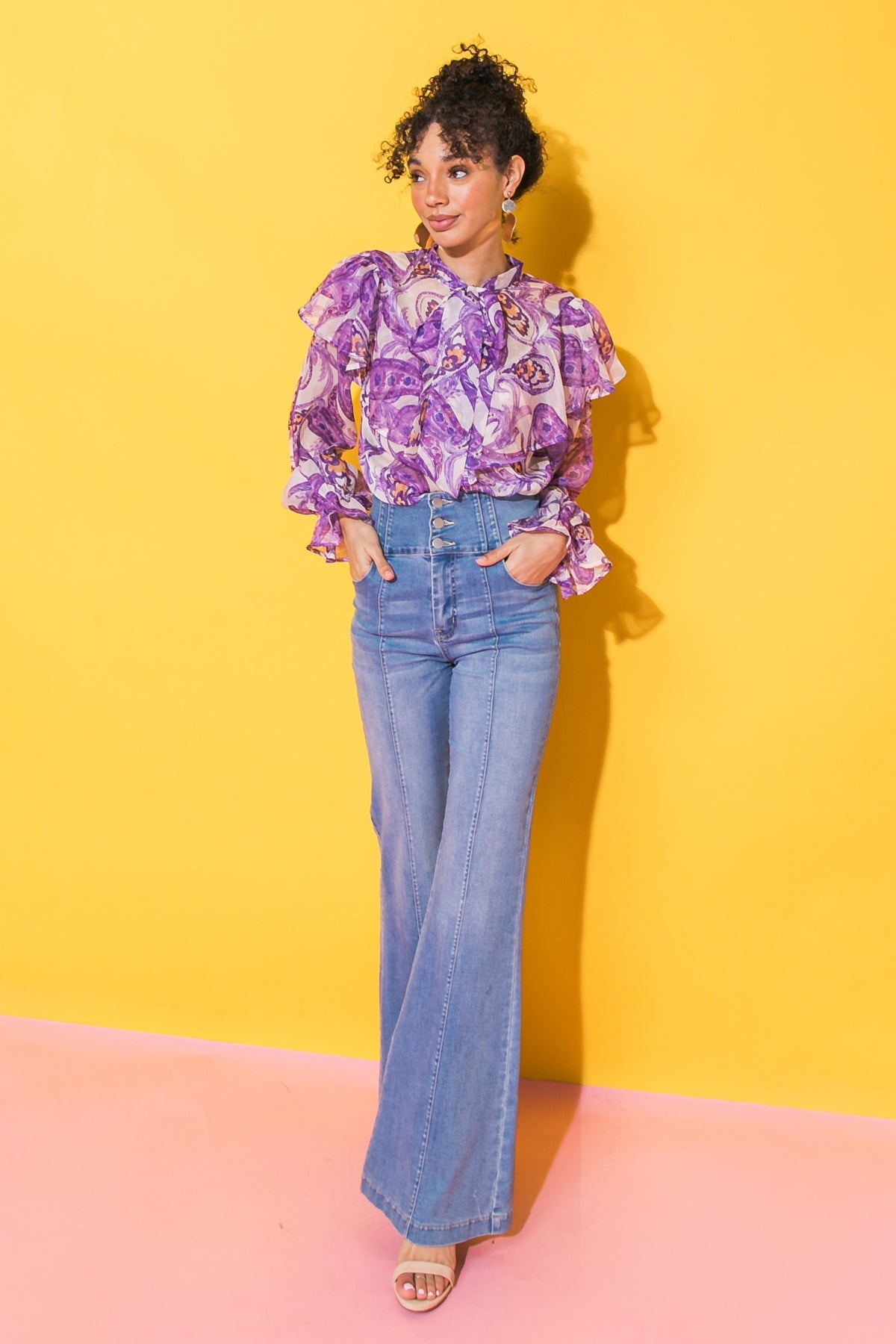 SWEETEST HELLO WOVEN TOP - MaraFormigone