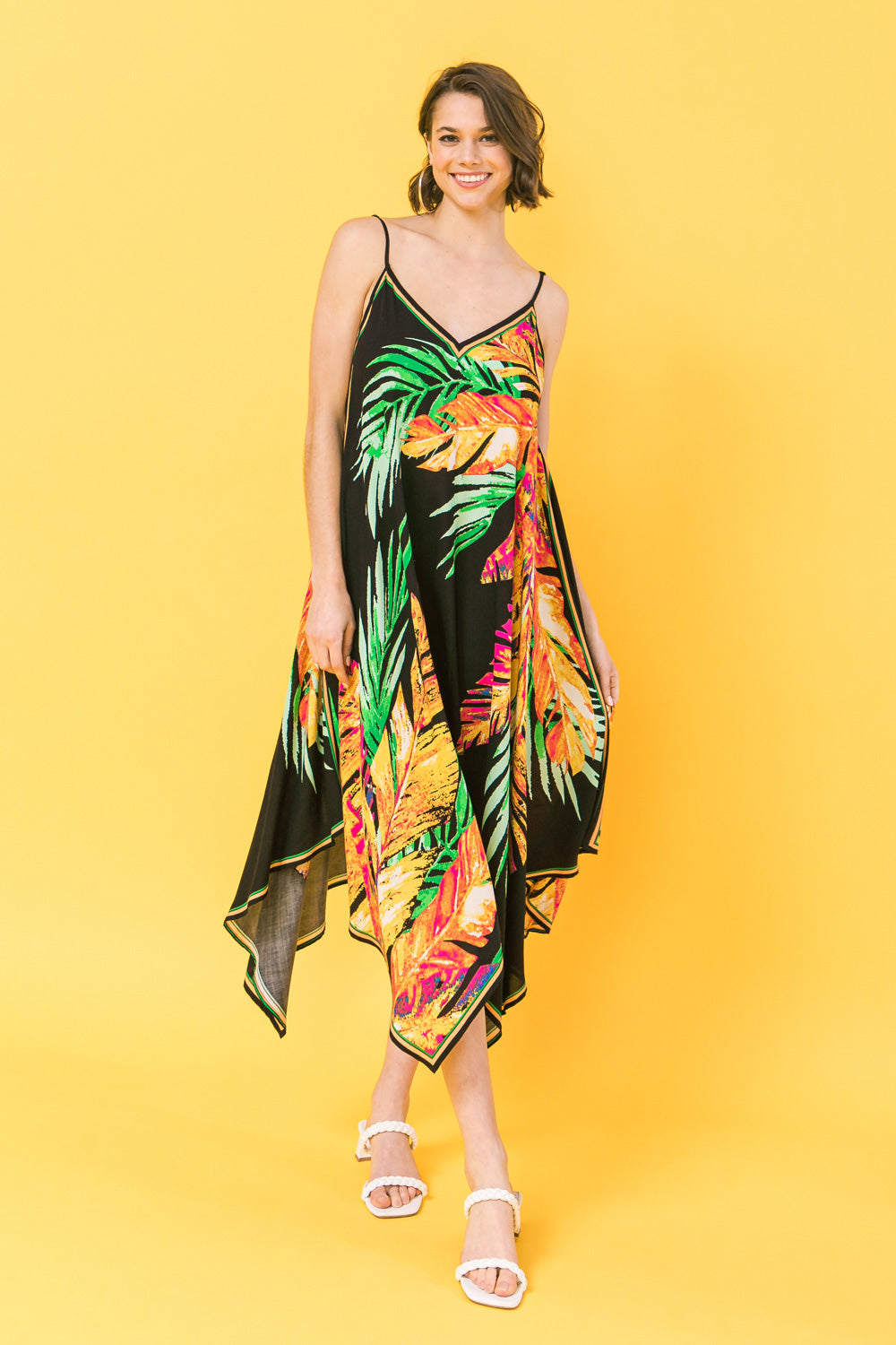 VESTIDO DE LENÇO PRIMEIRAS FLORES