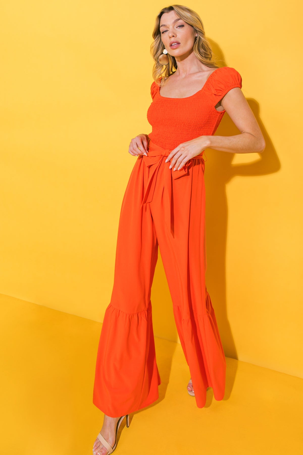 SMILE AFTERNOON IN WOVEN JUMPSUIT - MaraFormigone