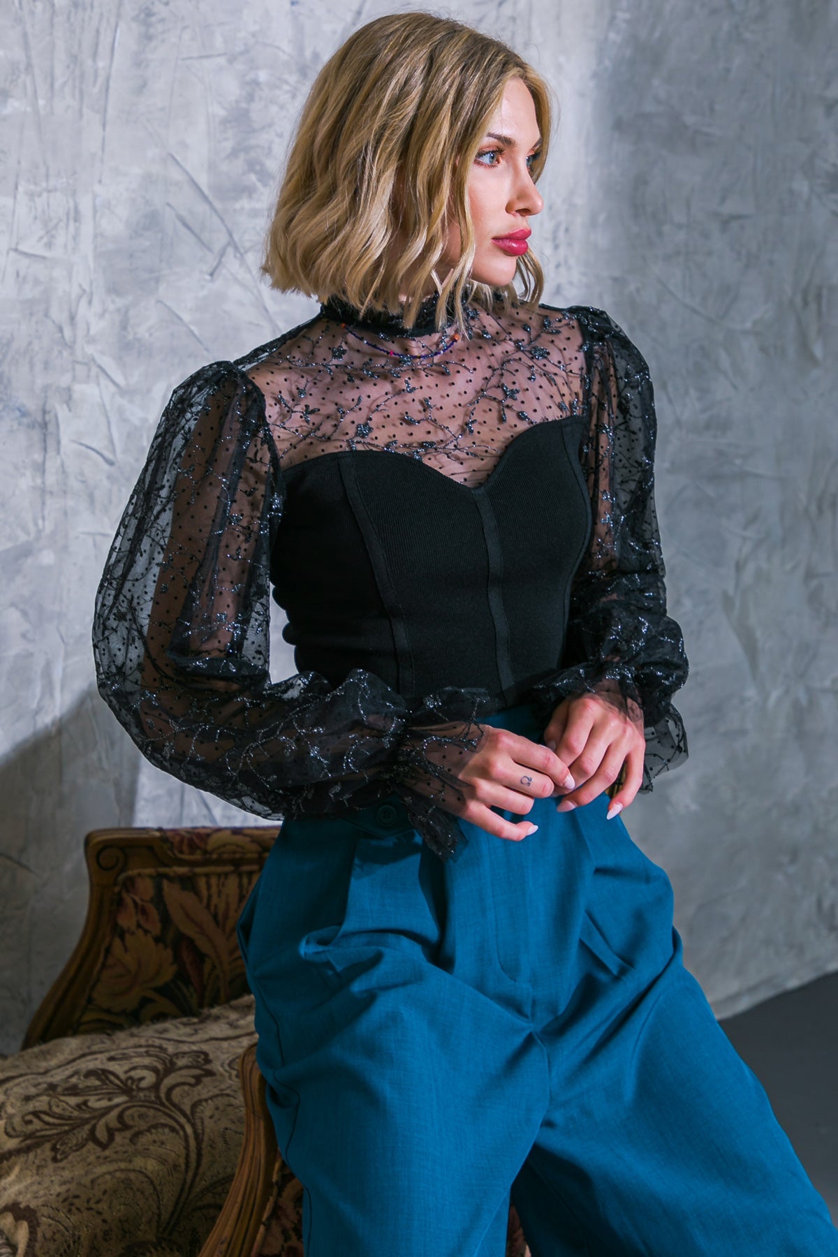 BLUSA DE BOLINHAS SWEETEST SENSE