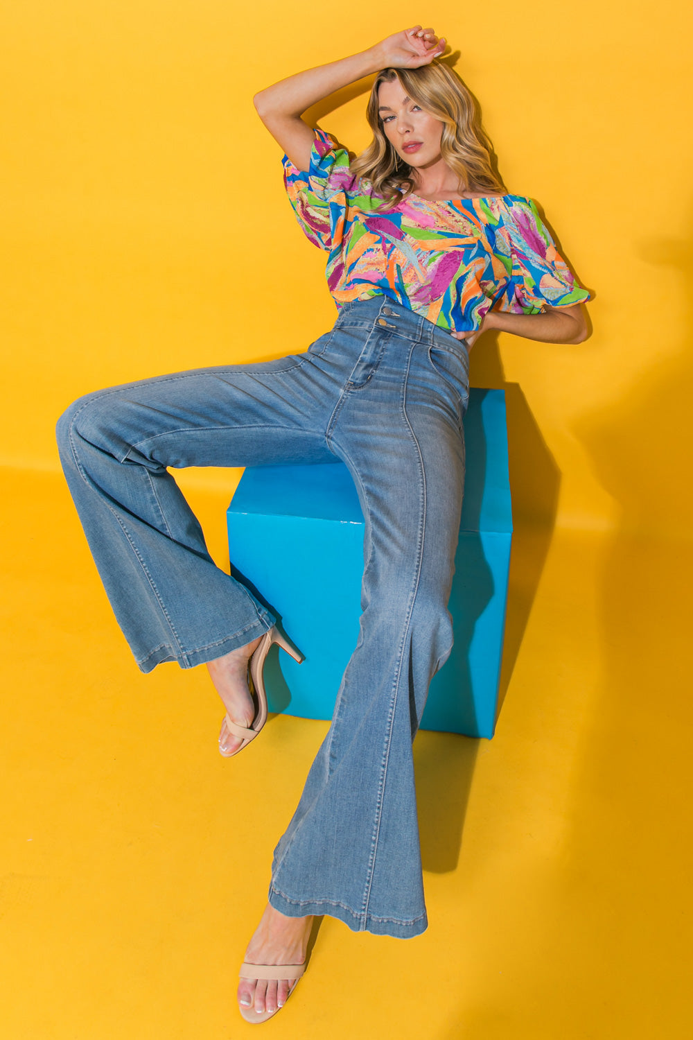 HONESTLY BREATHTAKING WOVEN TOP - MaraFormigone