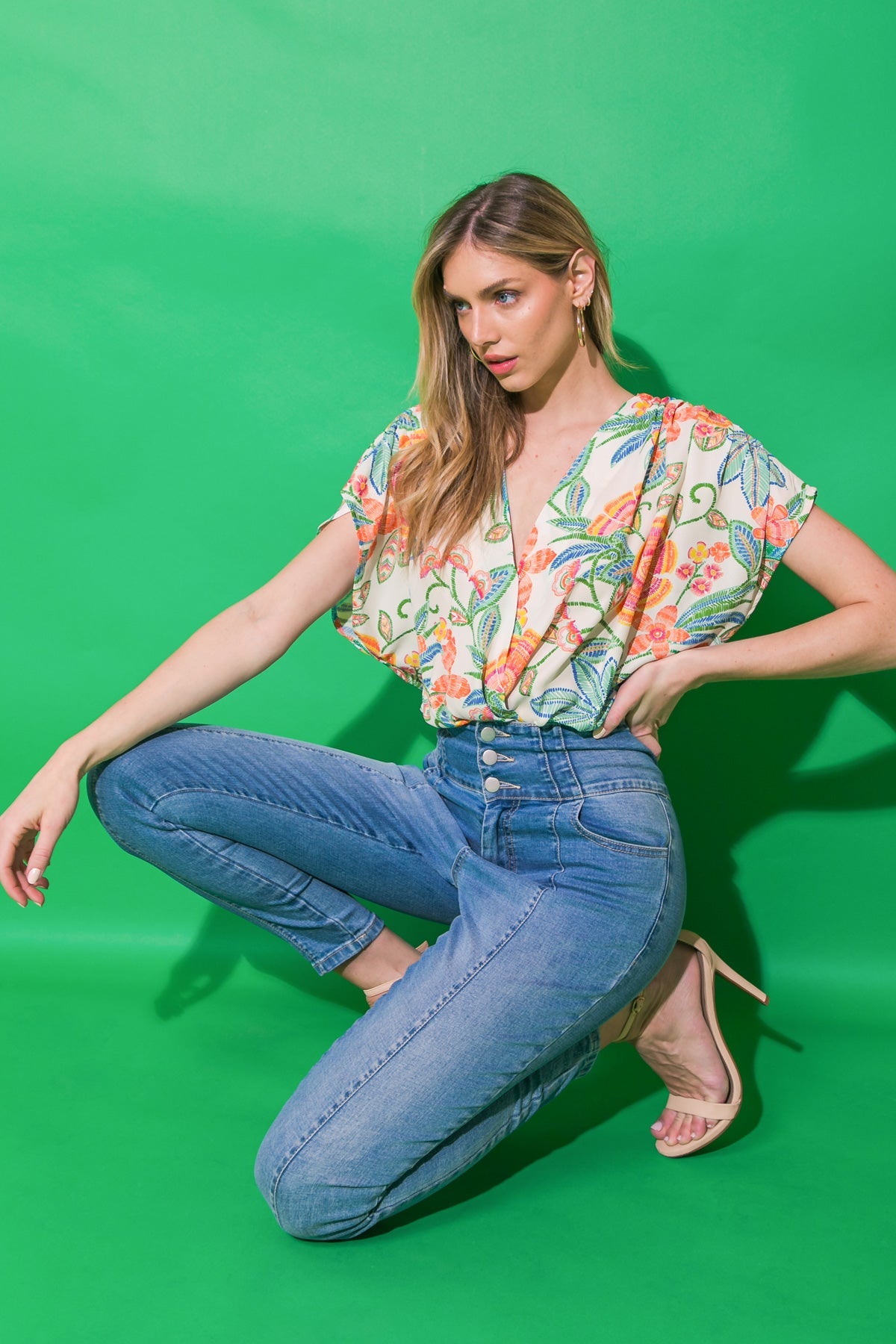 GOT YOU ON MY MIND WOVEN BODYSUIT - MaraFormigone