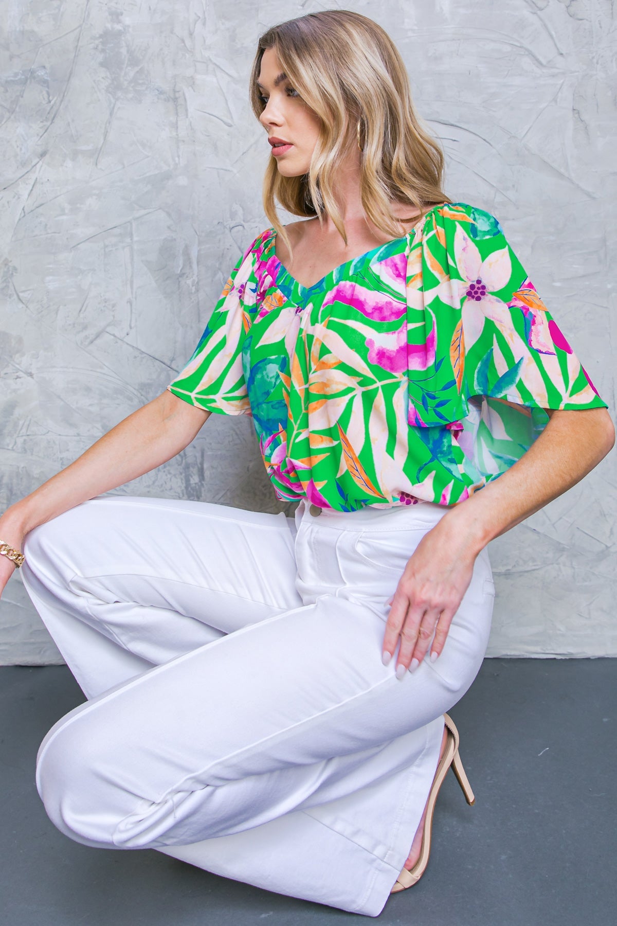 HIGH CLASS WOVEN TOP - MaraFormigone