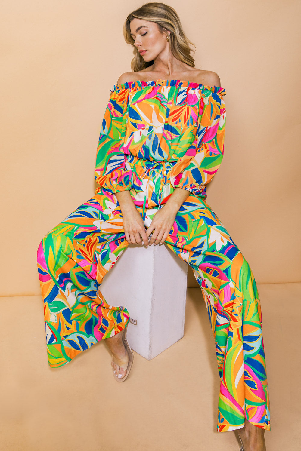 ENTERTAIN ME WOVEN TOP - MaraFormigone