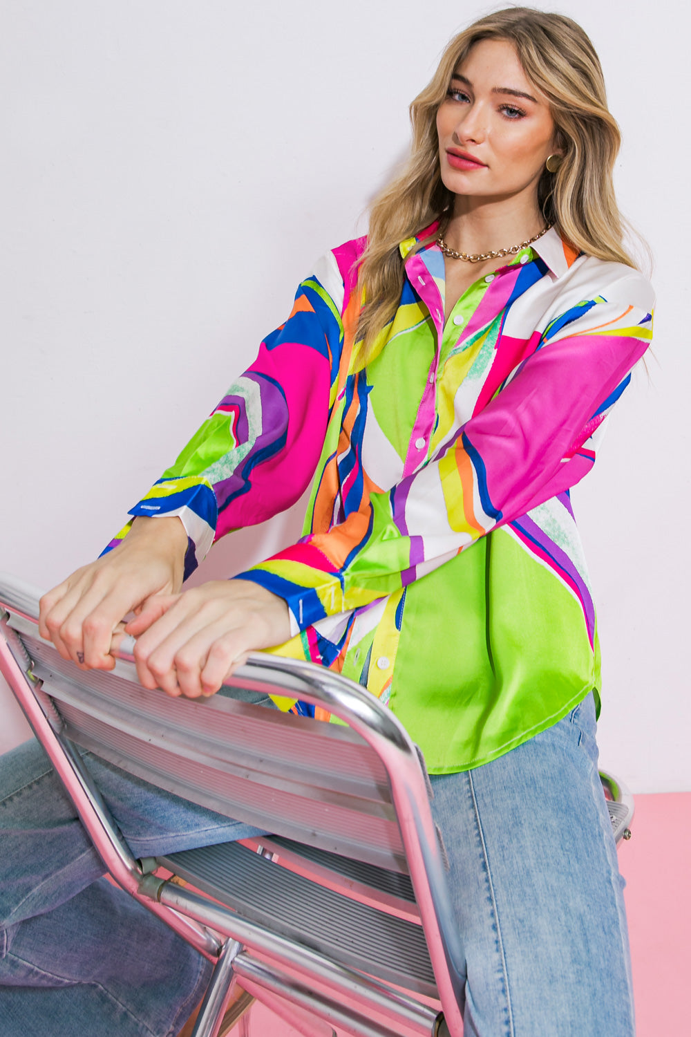 GET GOING WOVEN TOP - MaraFormigone