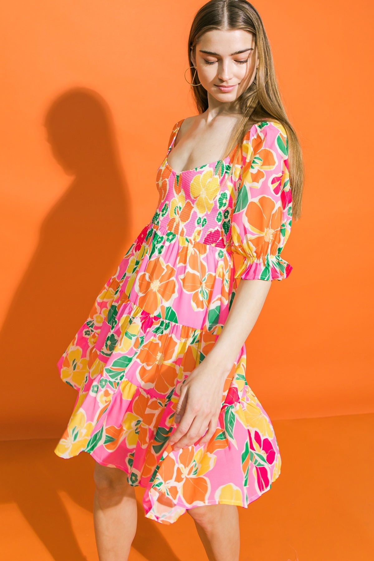 VESTIDO MINI TEJIDO ROSA DEMASIADO A LA MODA