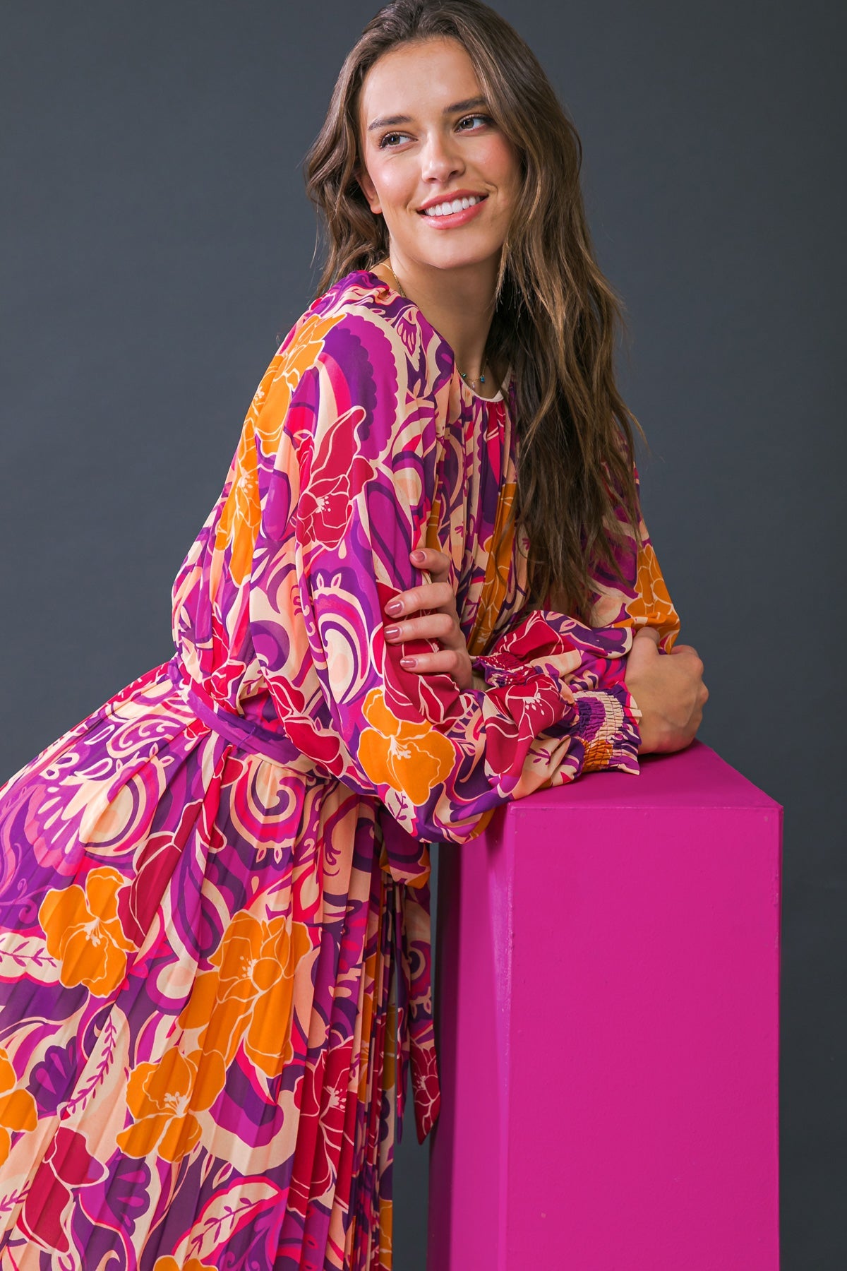 CHANGING LOCATIONS WOVEN MAXI DRESS - MaraFormigone