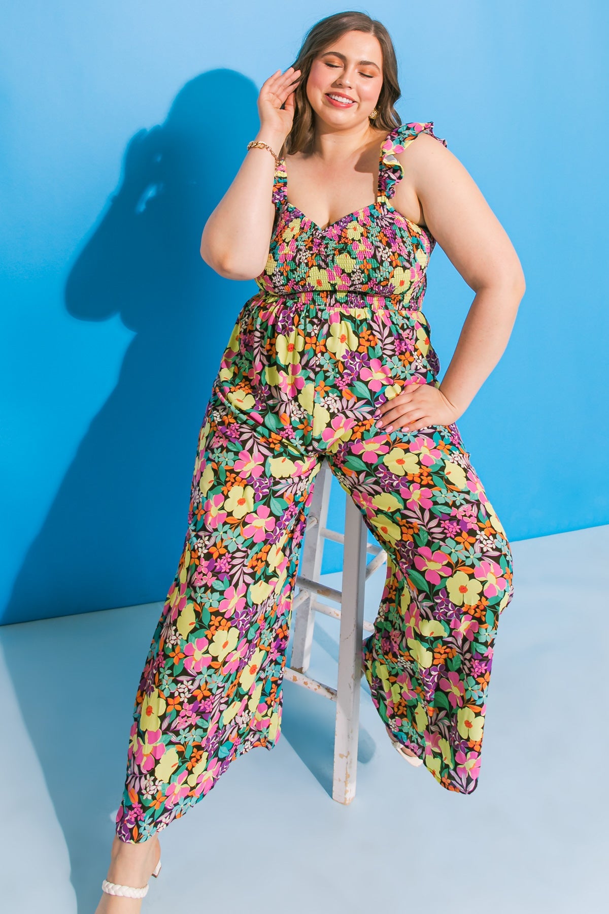 MOLINETTO FLORAL WOVEN JUMPSUIT - MaraFormigone