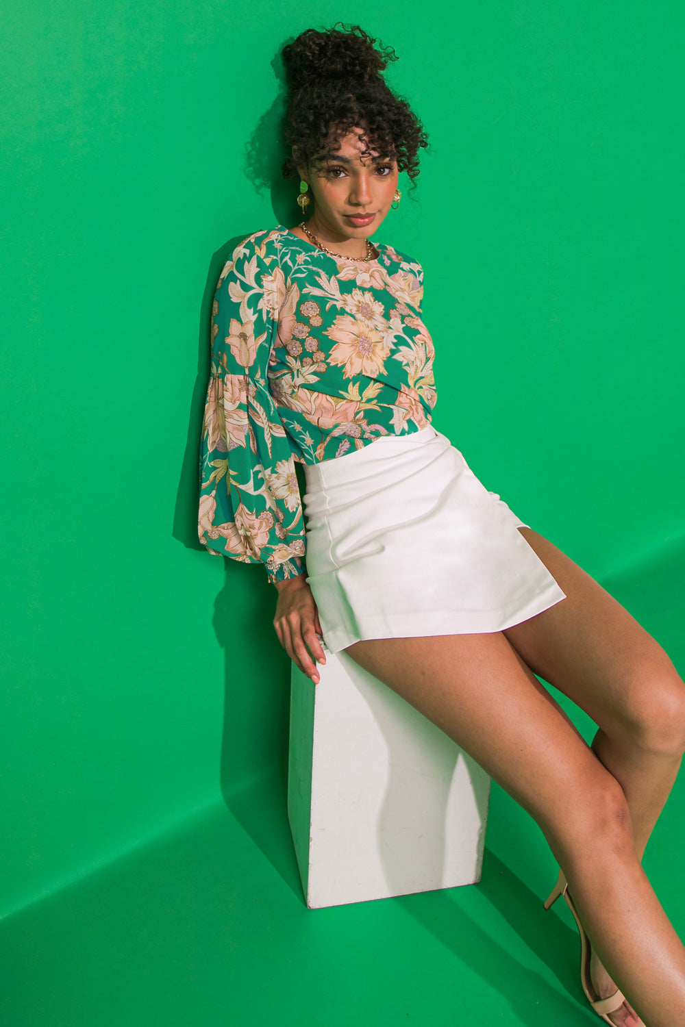 DAYBREAK SKYLINE WOVEN TOP - MaraFormigone