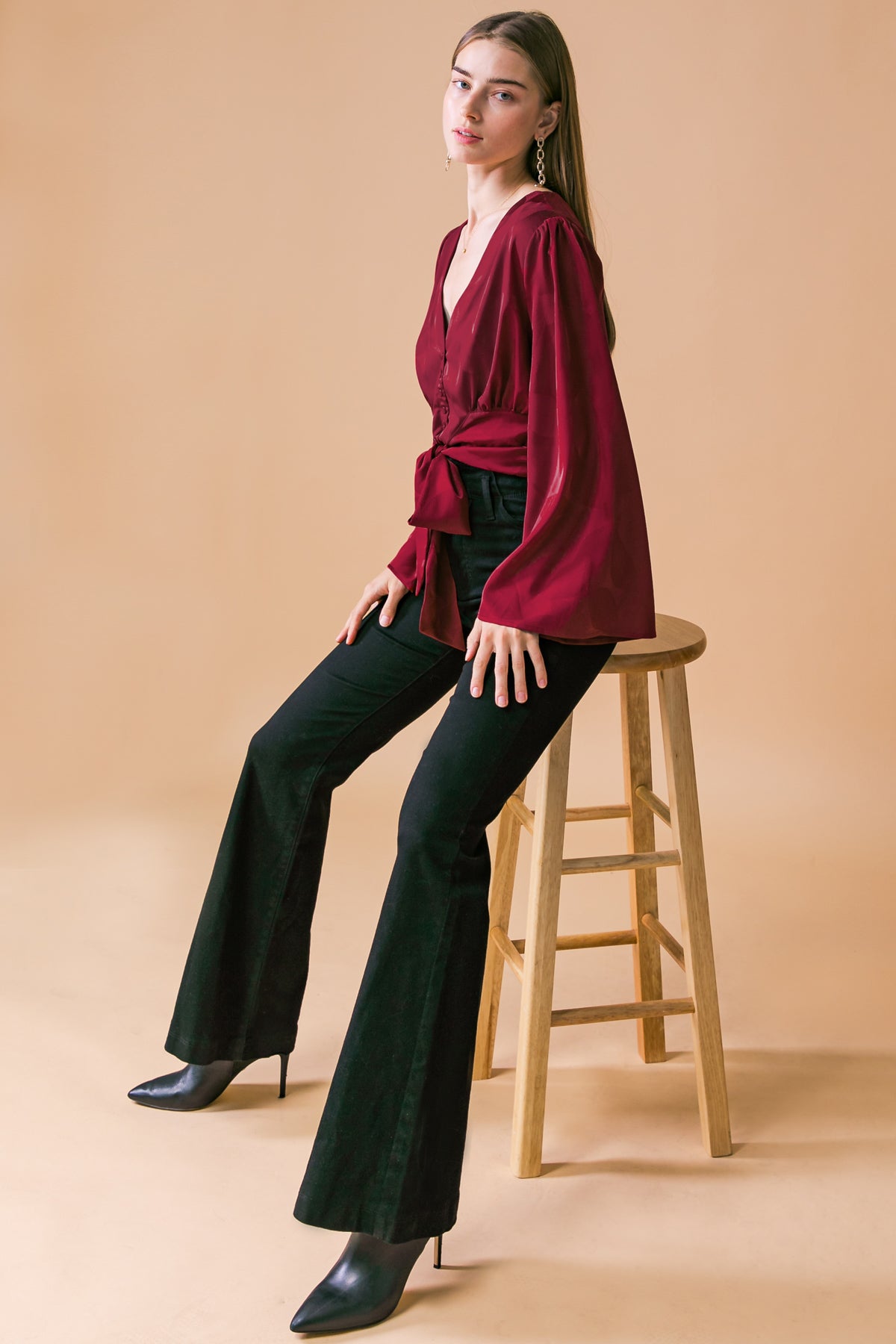 THE RIGHT ADDITION WOVEN TOP - MaraFormigone