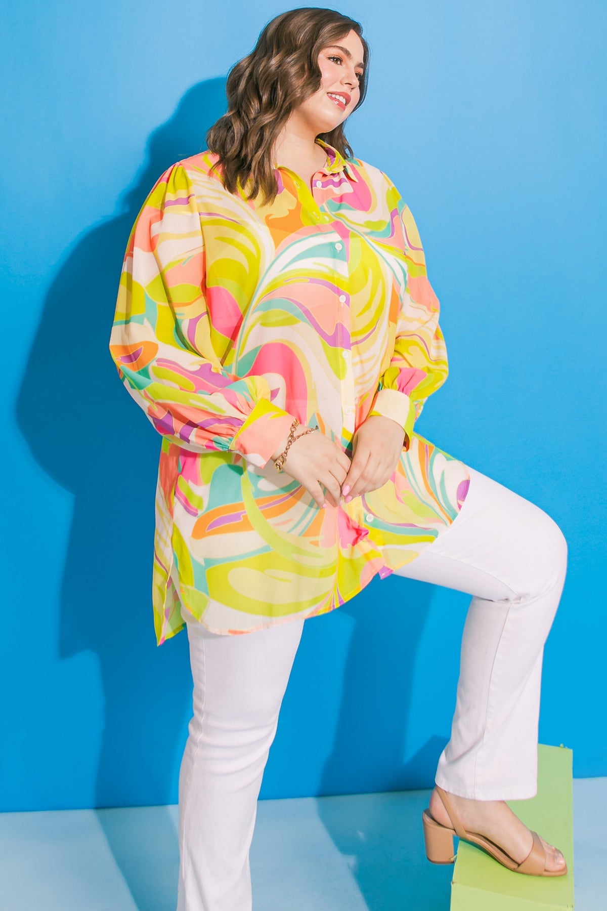 BLUSA TECIDA MAGIC ISLAND