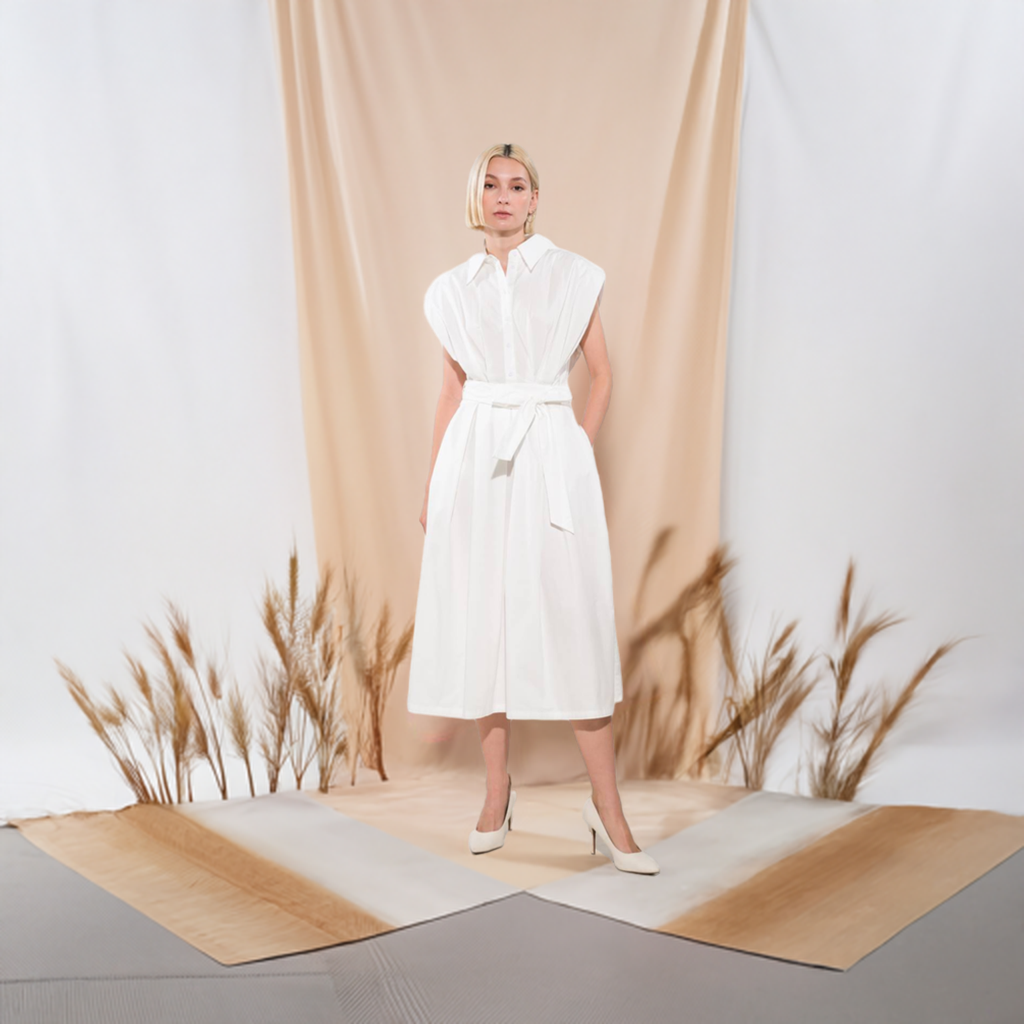 VESTIDO MIDI TECIDO CONEXÃO PROFUNDA