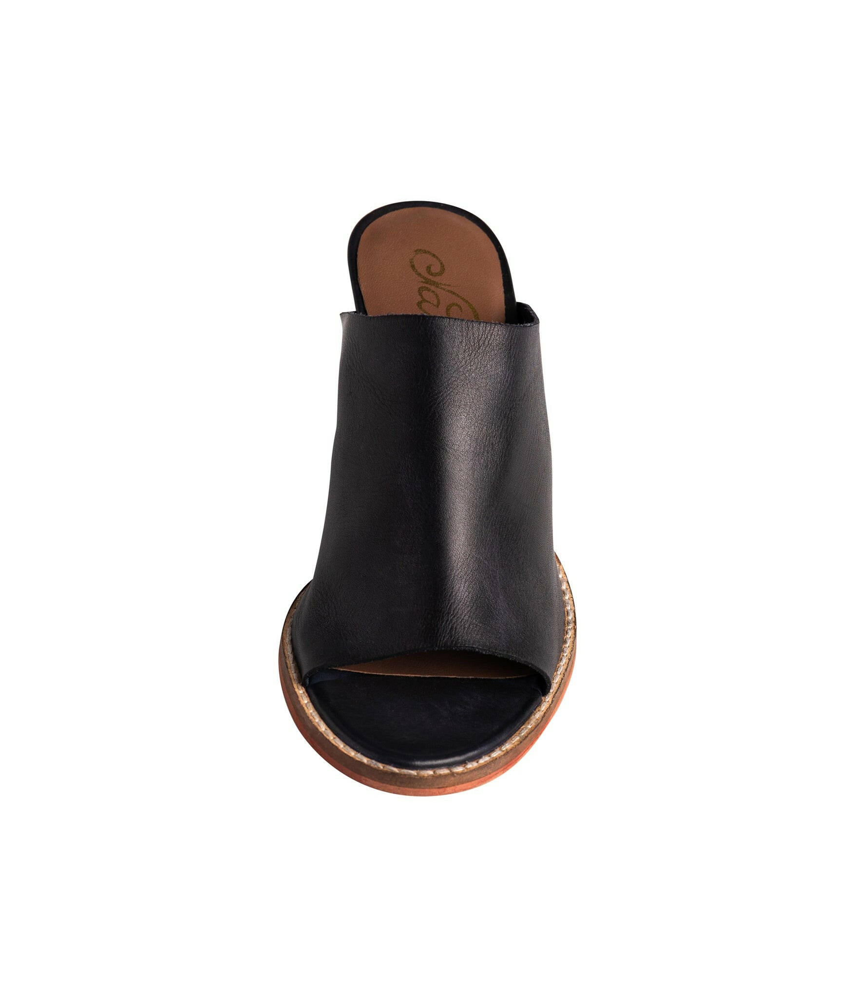 Hallie Heeled Sandal in Black.