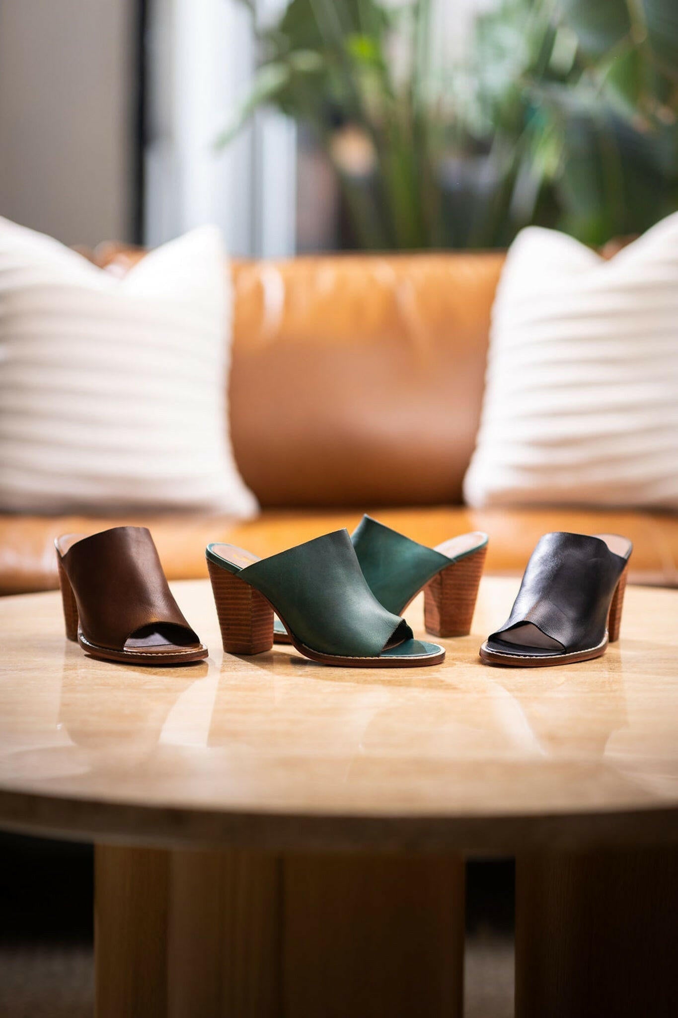 Hallie Heeled Sandal in Black.