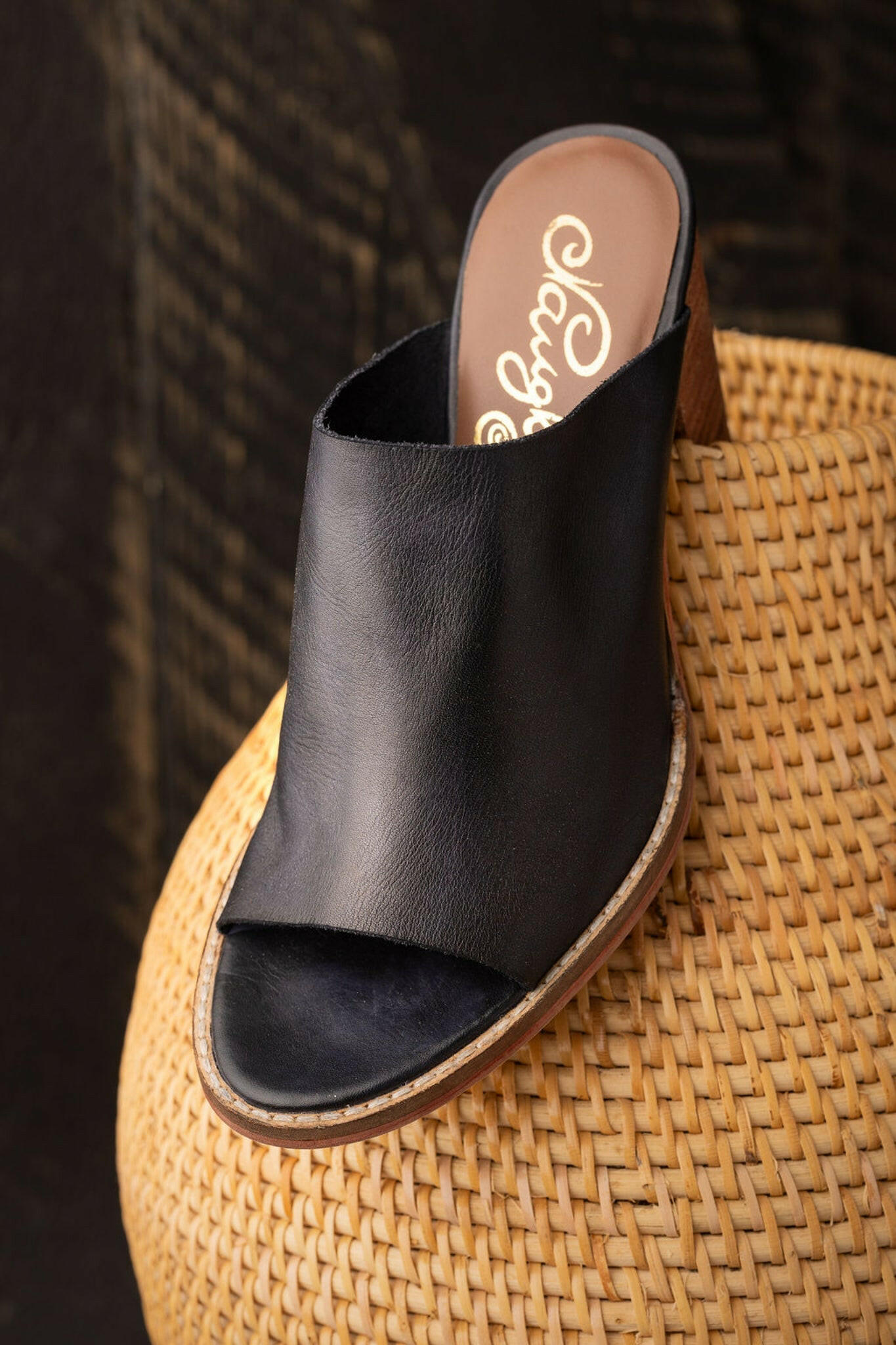 Hallie Heeled Sandal in Black.