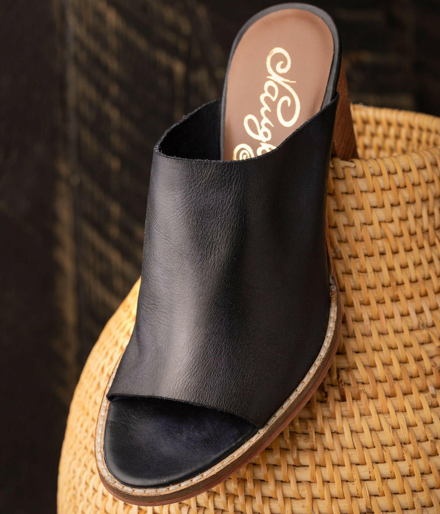 Hallie Heeled Sandal in Black.