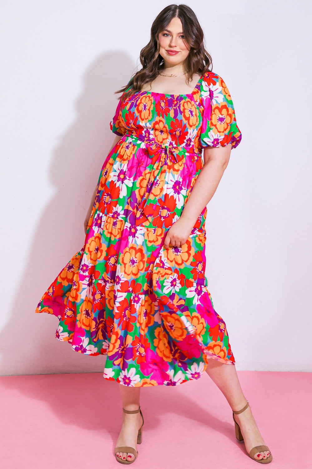 VESTIDO MIDI TECIDO QUE É O DESEJO DE TODOS