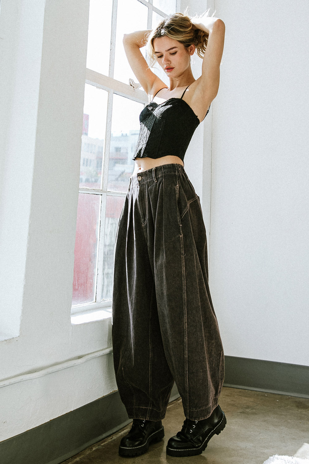 STUCK IN YOUR WAYS DENIM PANTS - MaraFormigone