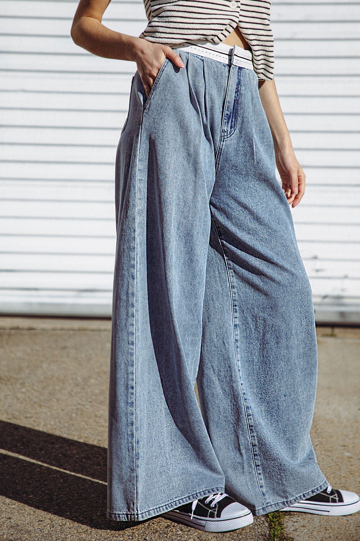 FOREVER WONDERING DENIM PANTS - MaraFormigone