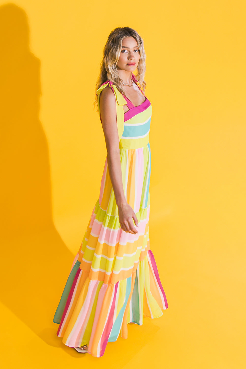 FOLLOW THE BREEZE WOVEN MAXI DRESS - MaraFormigone
