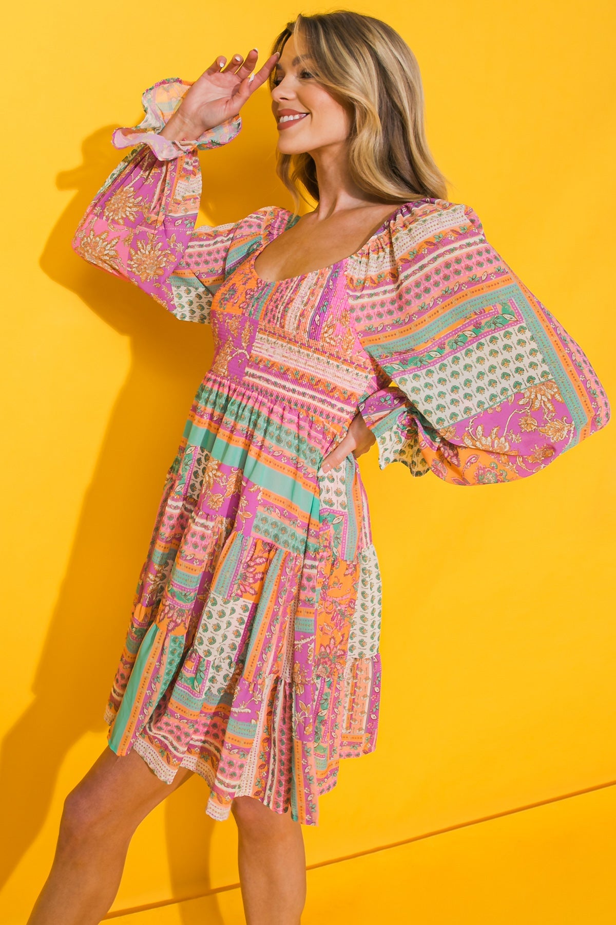 REDEEMING LOVE WOVEN MINI DRESS - MaraFormigone