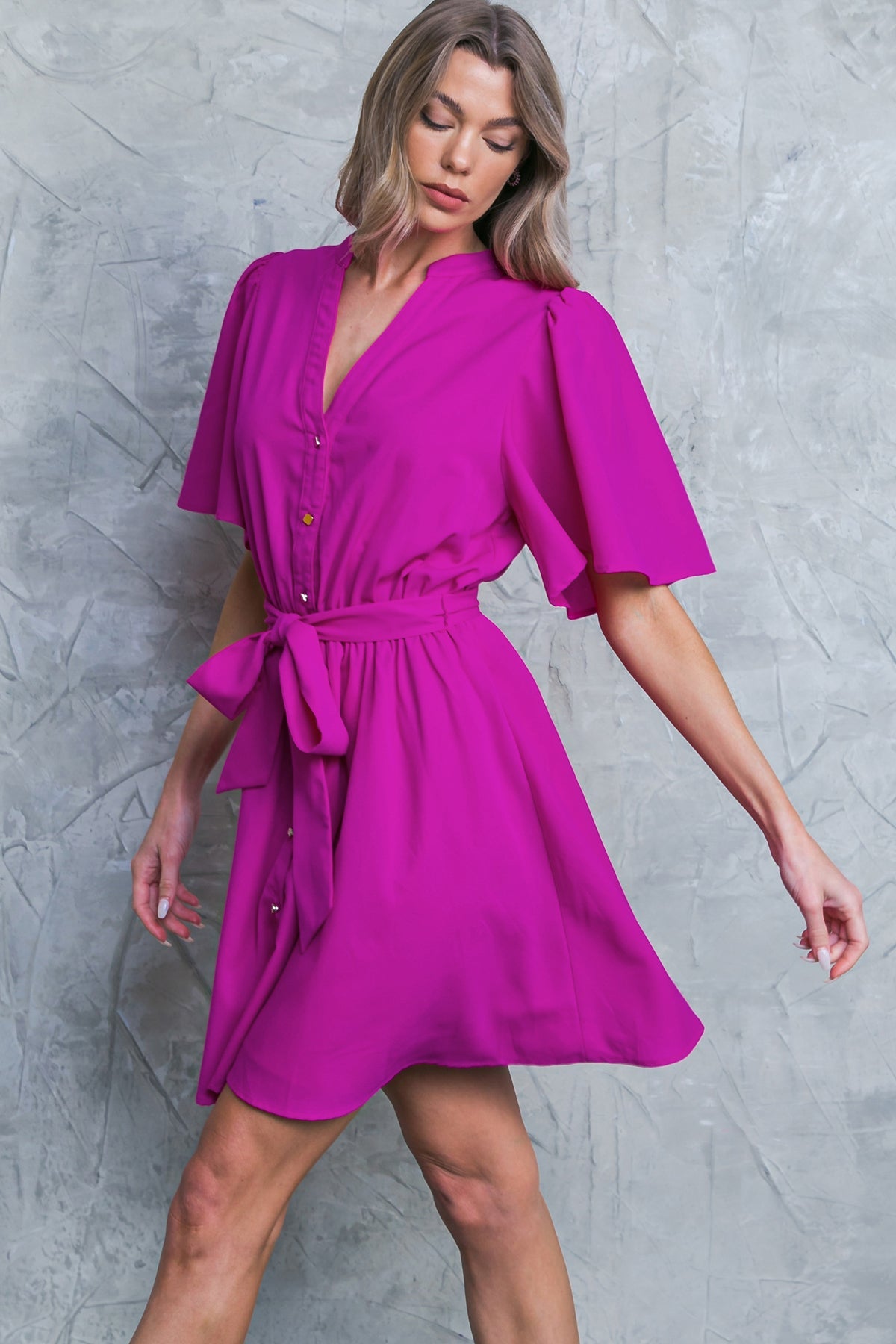 VESTIDO MINI DE TECIDO SPEAK NOW