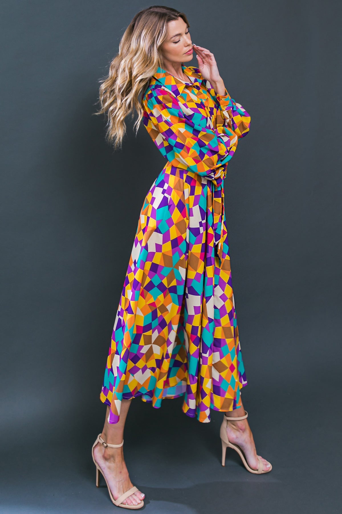 VESTIDO MIDI TEJIDO CAMBIO EN EL AIRE