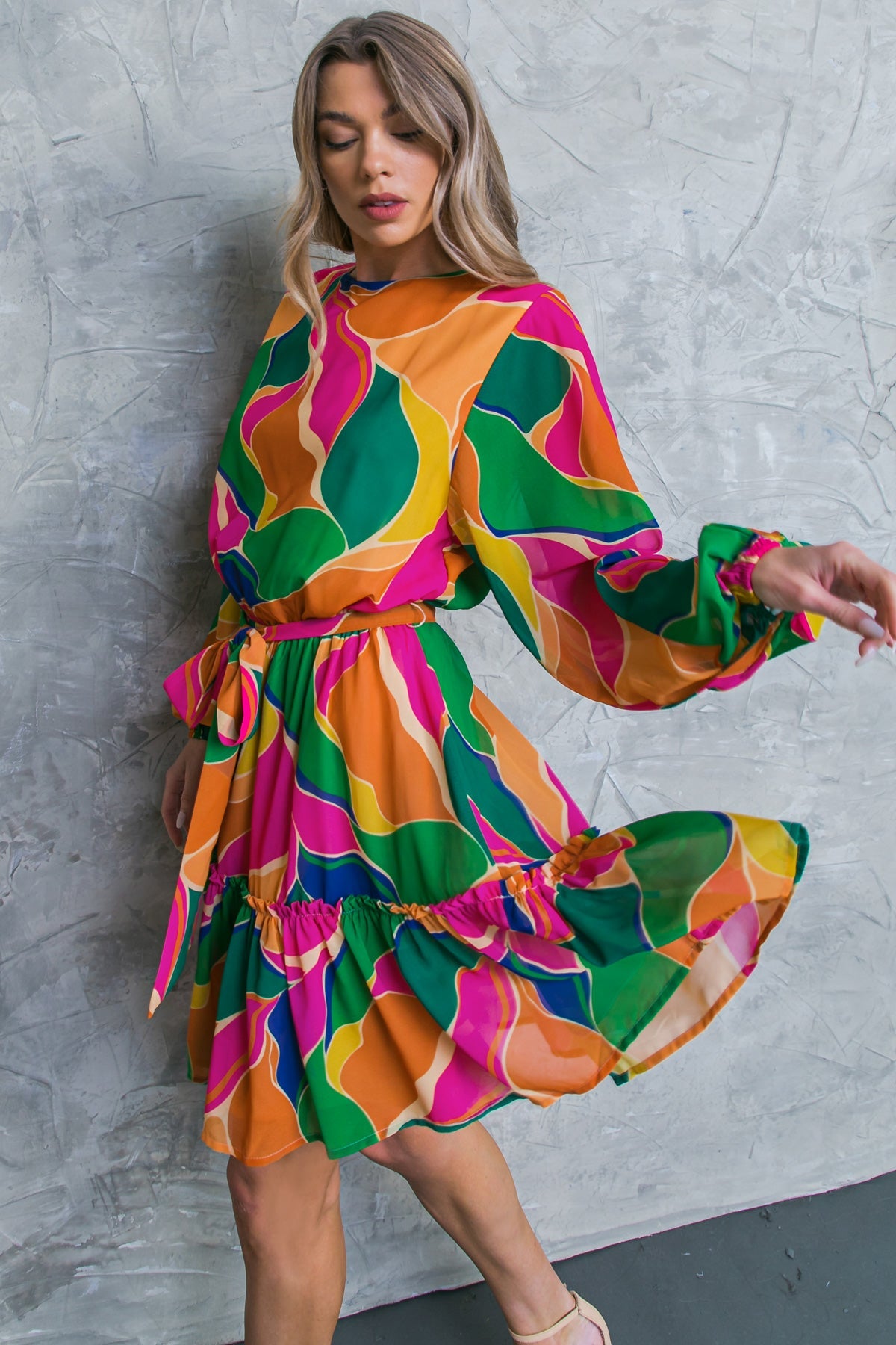 VESTIDO MINI TEJIDO "GRACIAS DESPUÉS"