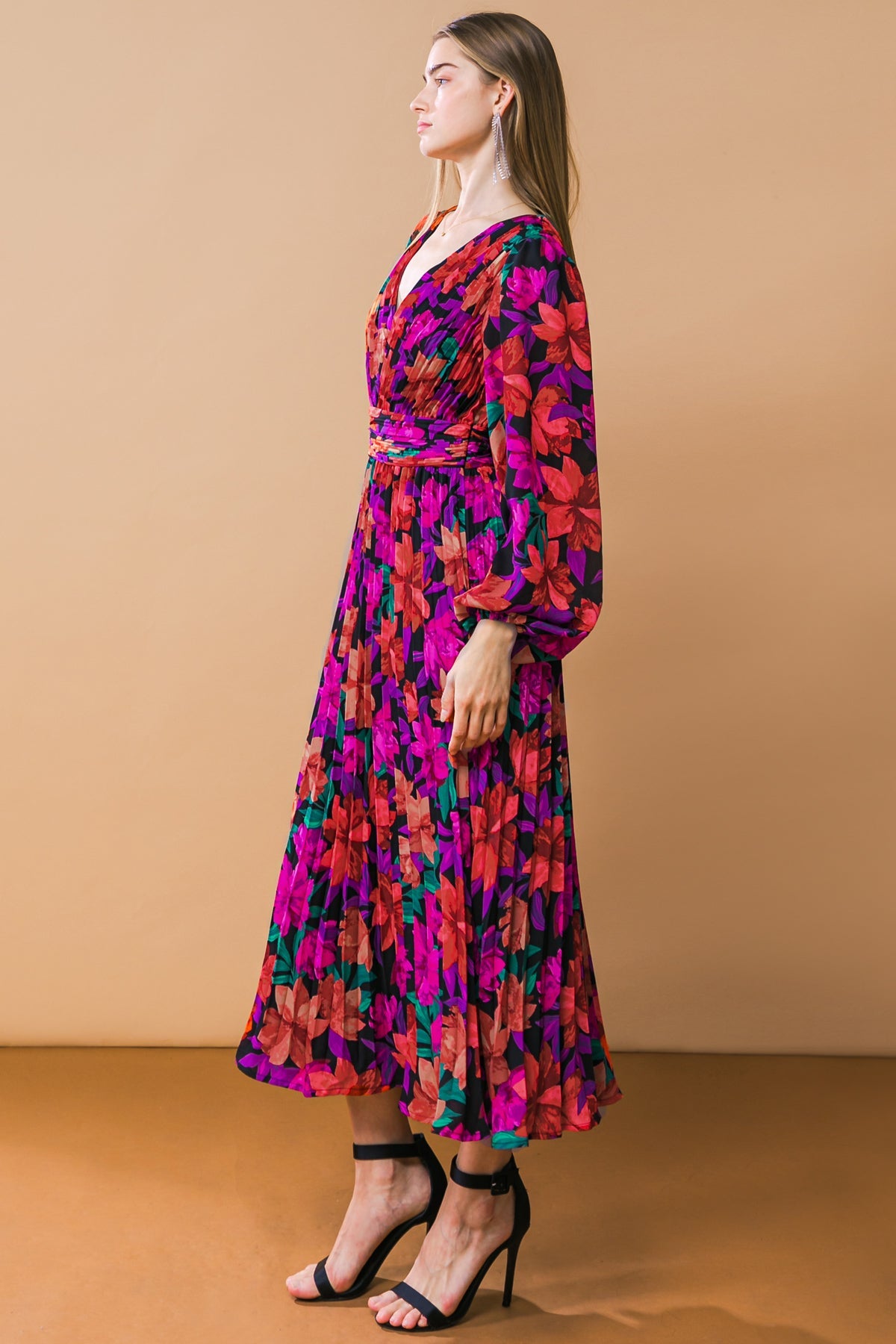OUR BEAUTIFUL LOVE WOVEN MIDI DRESS - MaraFormigone