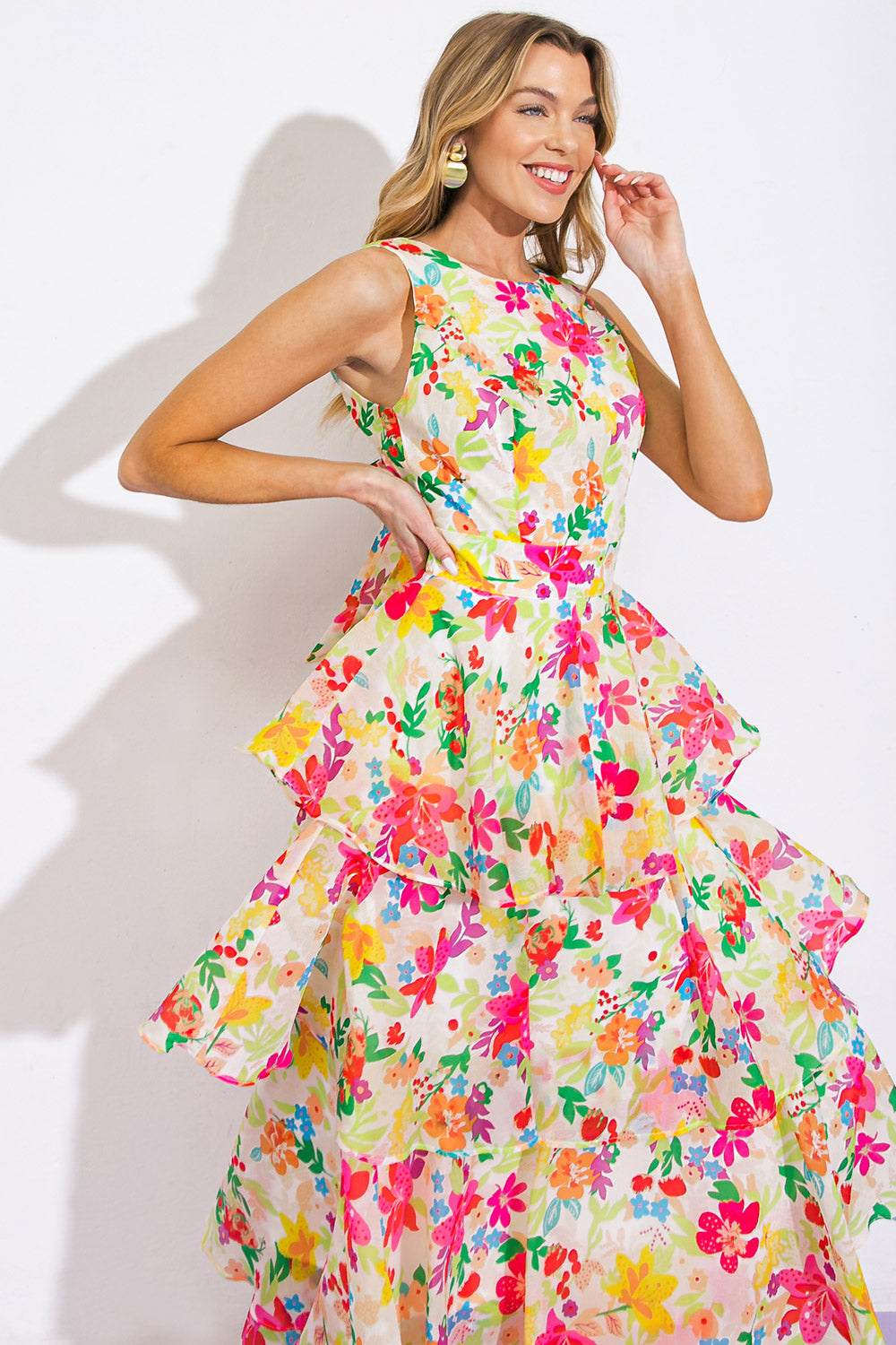 DEL REY HIGH RISE WOVEN MAXI DRESS - MaraFormigone