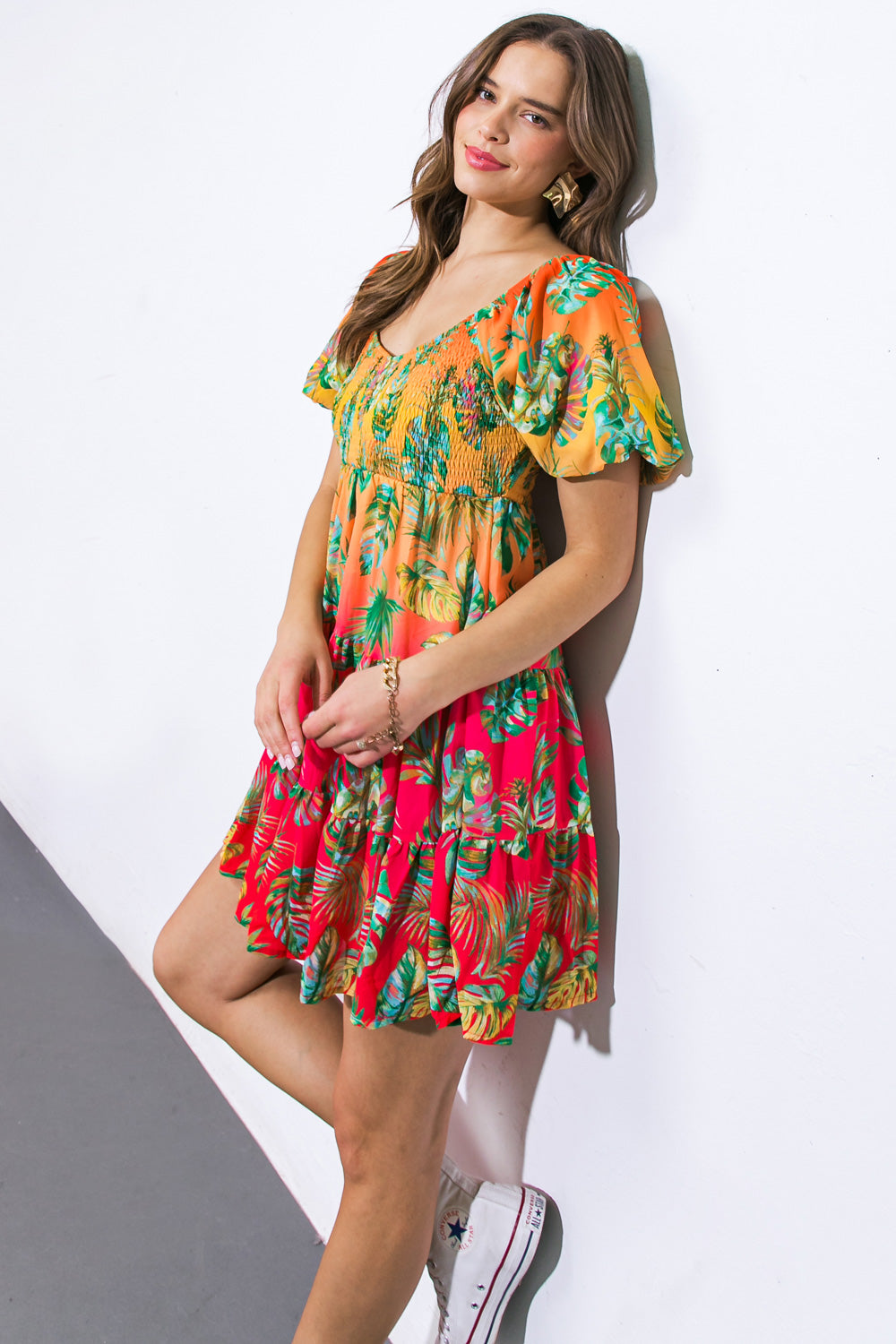 VESTIDO MINI TEJIDO CAMINO A NASHVILLE