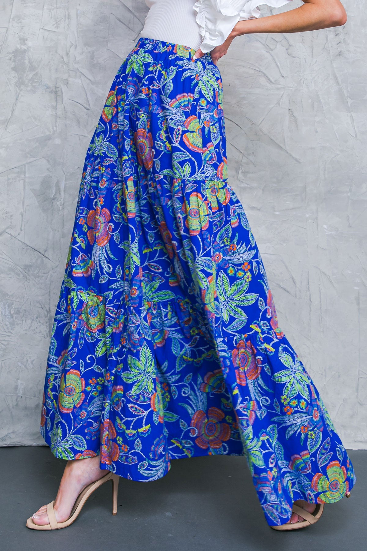 NO MATTER WHERE I GO WOVEN SKIRT - MaraFormigone