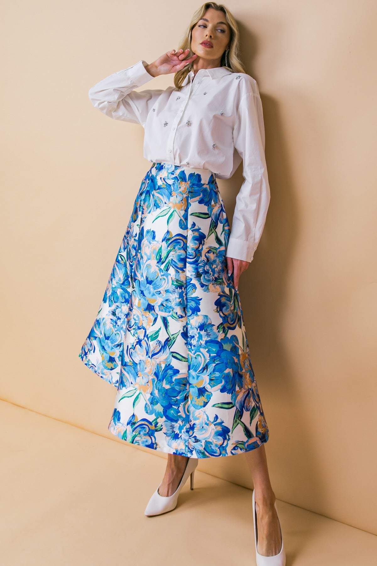 LIMITLESS RADIANCE WOVEN SKIRT - MaraFormigone