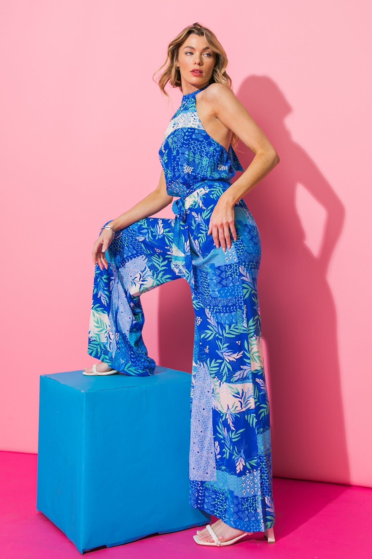 KISS ME MORE WOVEN JUMPSUIT - MaraFormigone
