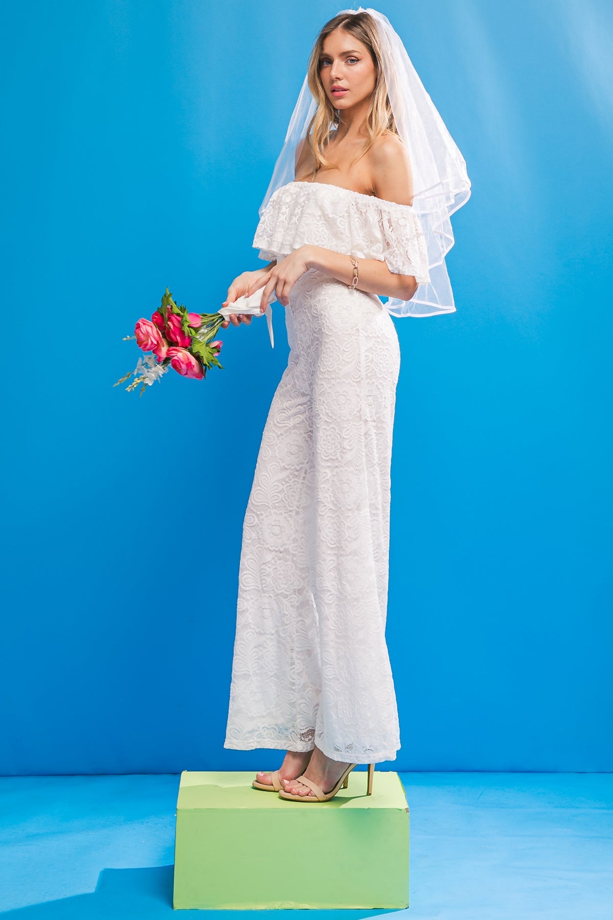 FATE INTERVENES WOVEN LACE JUMPSUIT - MaraFormigone