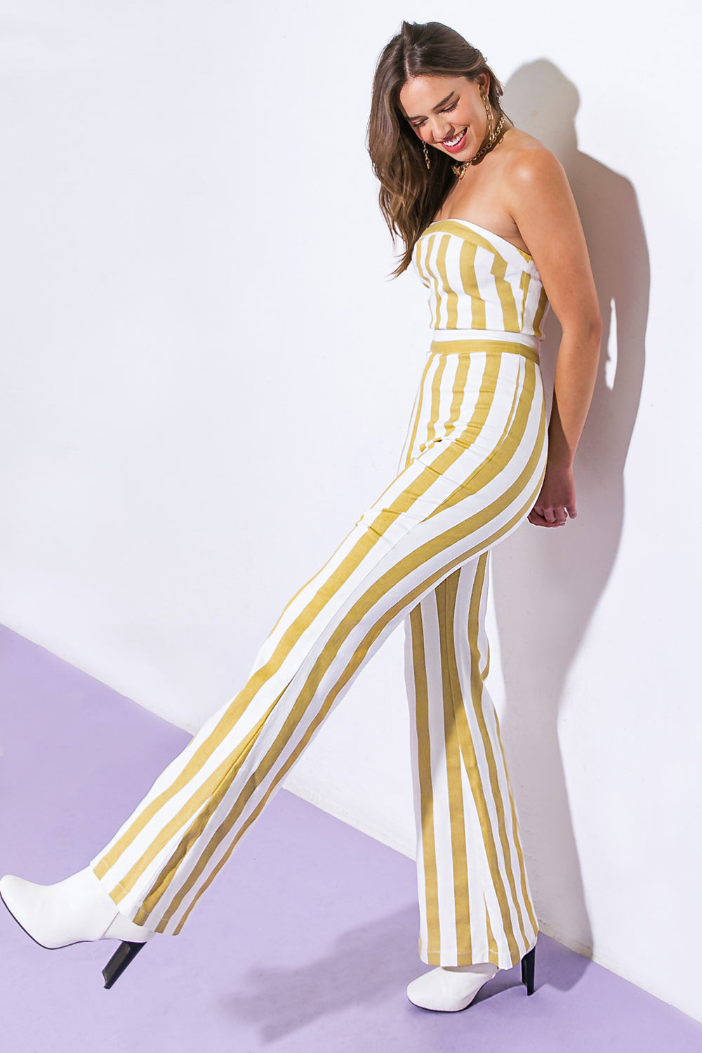 GRACEFUL APPEARANCE TWILL JUMPSUIT - MaraFormigone
