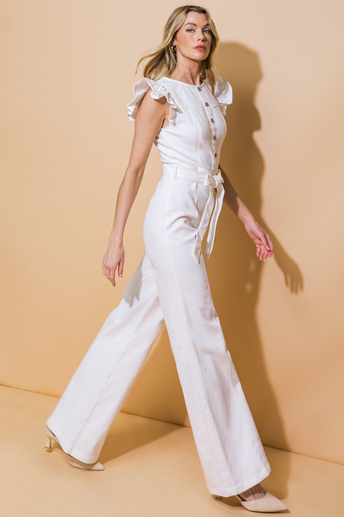 HEADING UPTOWN TWILL JUMPSUIT - MaraFormigone